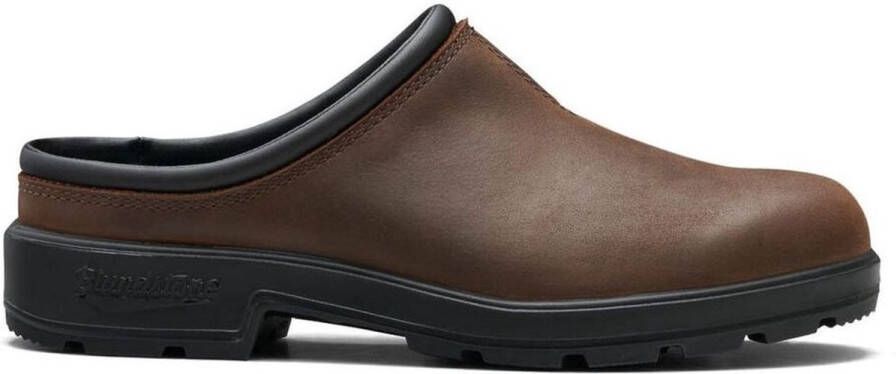 Blundstone Chelsea Boots #2421 Antique Brown Leather (Originals Clogs) Brown-5.5UK