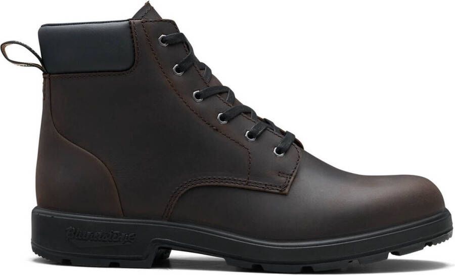 Blundstone Chelsea Boots #2428 Brown Leather (Originals Lace-Up) Brown-8UK