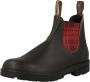 Blundstone Chelsea Stijl Enkellaarzen met Gekleurde Gestreepte Elastieken Black Dames - Thumbnail 1