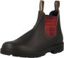 Blundstone Chelsea Stijl Enkellaarzen met Gekleurde Gestreepte Elastieken Black - Thumbnail 1