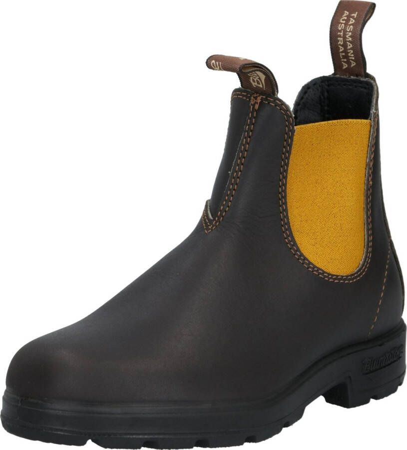 Blundstone Stiefel Boots #1919 Elastic (500 Series) Brown Mustard-5.5UK