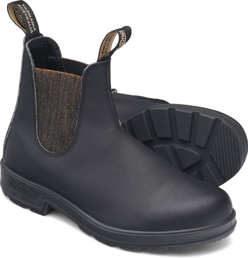 Blundstone Damen Stiefel Boots #1924 Leather (500 Series) Black Bronze Glitter-7.5UK
