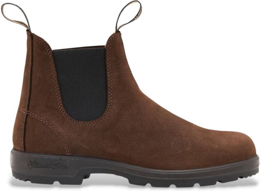 Blundstone Bruine 1606 Schoen voor Heren met Zwarte Elastiek Bruin Heren