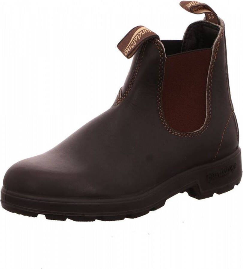 Blundstone 500 Stout Bruin Leren Zwarte Enkellaarsjes Fashion Wear Volwassen - Foto 3