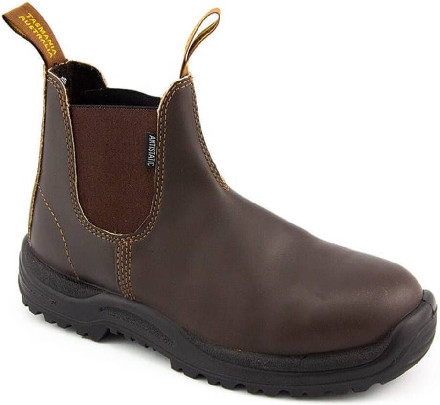 Blundstone Stiefel Boot #122 Chestnut Brown Leather (Safety Series)-11UK