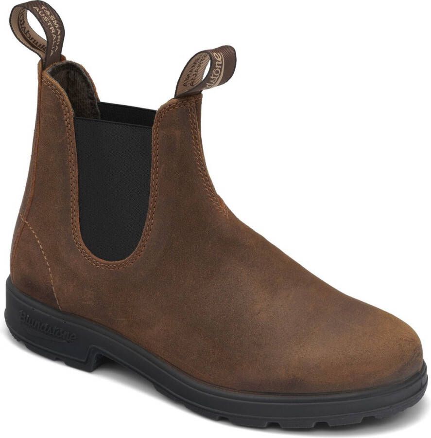 BLUNDSTONE Chelsea Boots Originals Maat: 45 Materiaal: Suède Kleur: Bruin - Foto 2