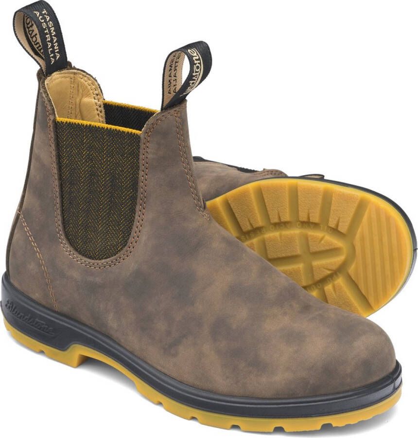 Blundstone Stiefel Boots #1944 Leather (550 Series) Rustic Brown-5.5UK