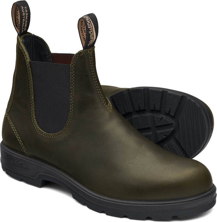 Blundstone Stiefel Boots #2052 Leather (550 Series) Dark Green-12UK