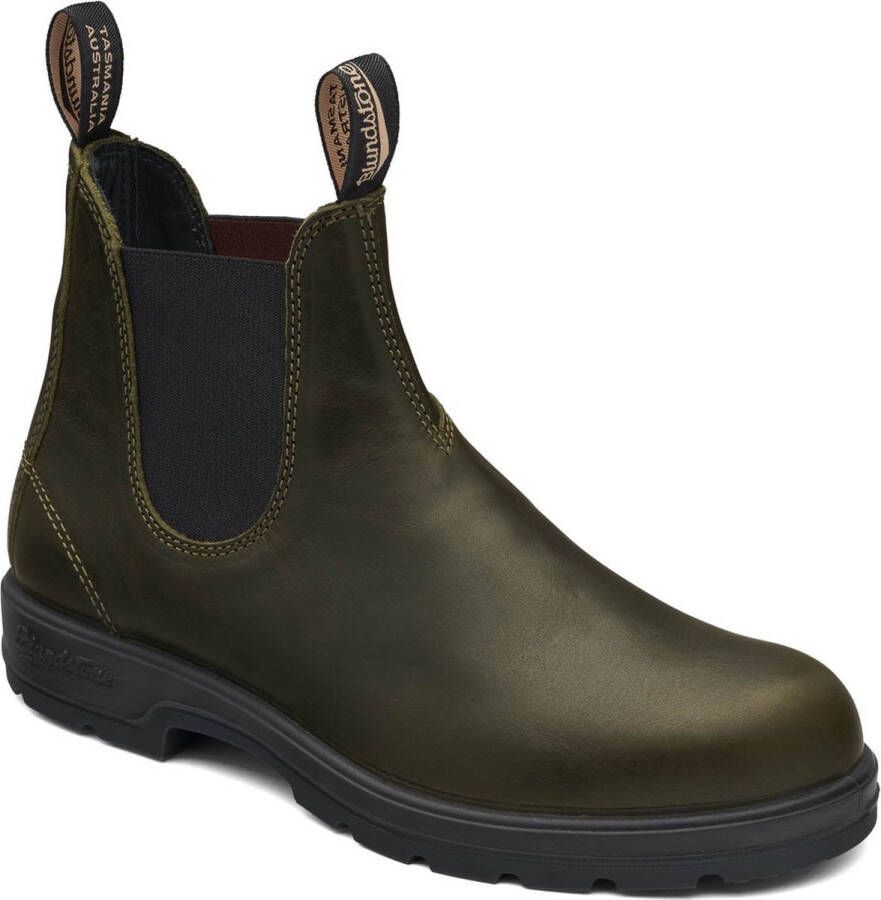 Blundstone Stiefel Boots #2052 Leather (550 Series) Dark Green-12UK