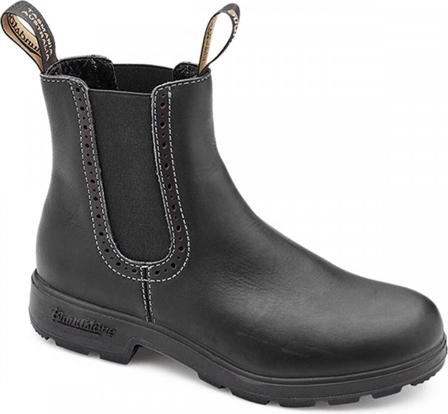 BLUNDSTONE Chelsea Boots Dames Women&apos;s High Top Maat: 39 Materiaal: Vegan Kleur: Zwart - Foto 2