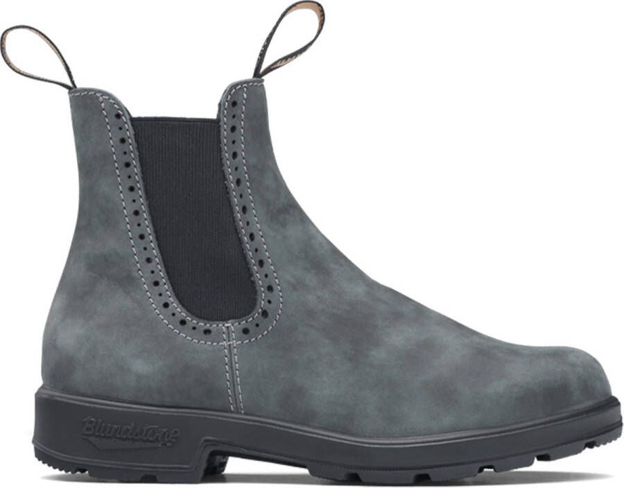 BLUNDSTONE Chelsea Boots Dames Women's High Top Maat: 37 Materiaal: Vegan Kleur: Grijs - Foto 3