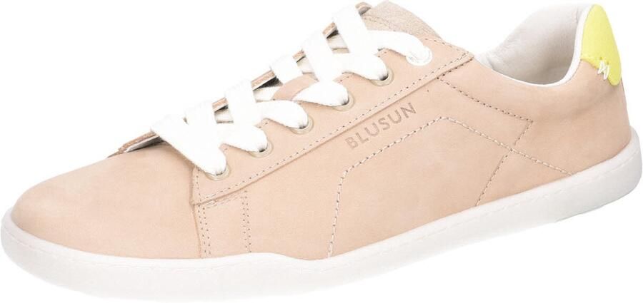 BLUSUN dames veterschoenen beige