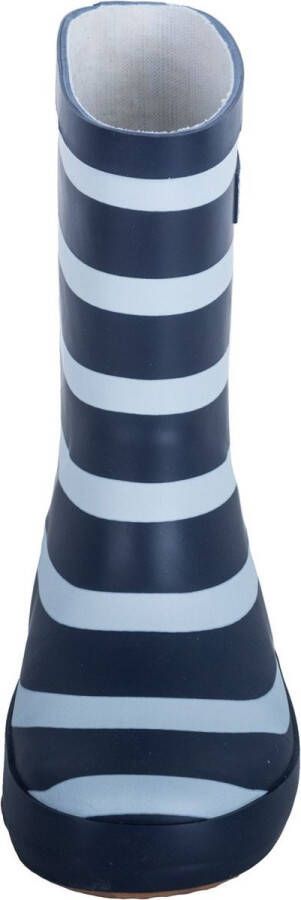BMS kinderschoenen rubberlaarzen marineblauw wit met brede strepen