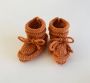 BOASTY mini | Baby handgebreide slofjes sokjes pantoffels baby & verzorging 0 12 maanden 11 cm zachte zool plain slofsokjes kinderen eerste babyschoentjes kerst baby slofjes sinterklaas schoencadeautjes - Thumbnail 3