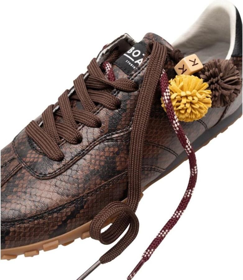 Boax Studio -Dames bruin donker sneakers
