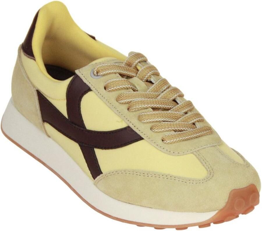 Boax Studio Homerun Sneaker Geel-Camel