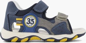 Bobbi-Shoes bobbi shoes Blauwe sandaal klittenband