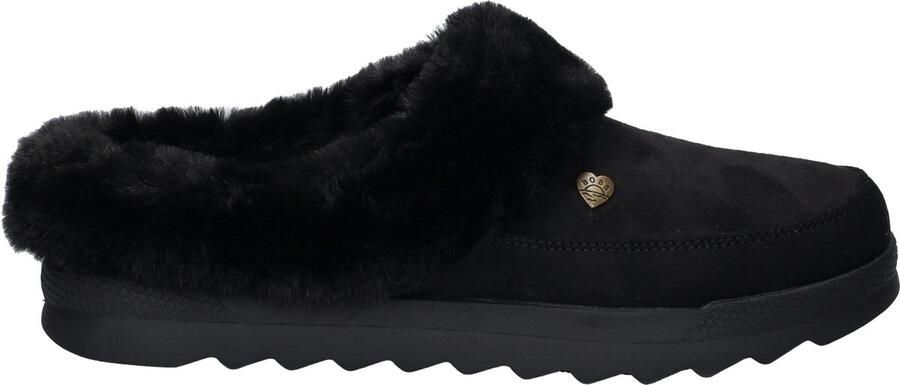 Bobs Bob's Skechers Cozy Chill dames pantoffels Zwart