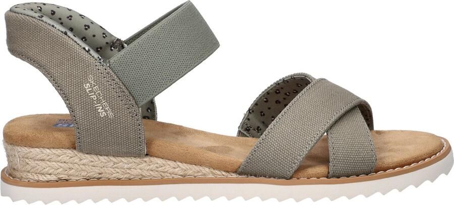 Bobs Hands Free Slip-Ins Desert Kiss dames sandaal Donkergroen