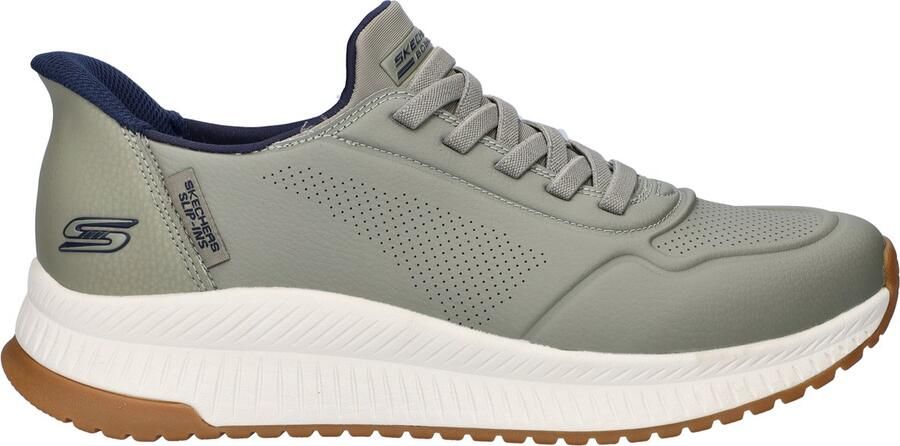 Bobs Hands Free Slip-Ins Squad 4 heren sneaker Kaki