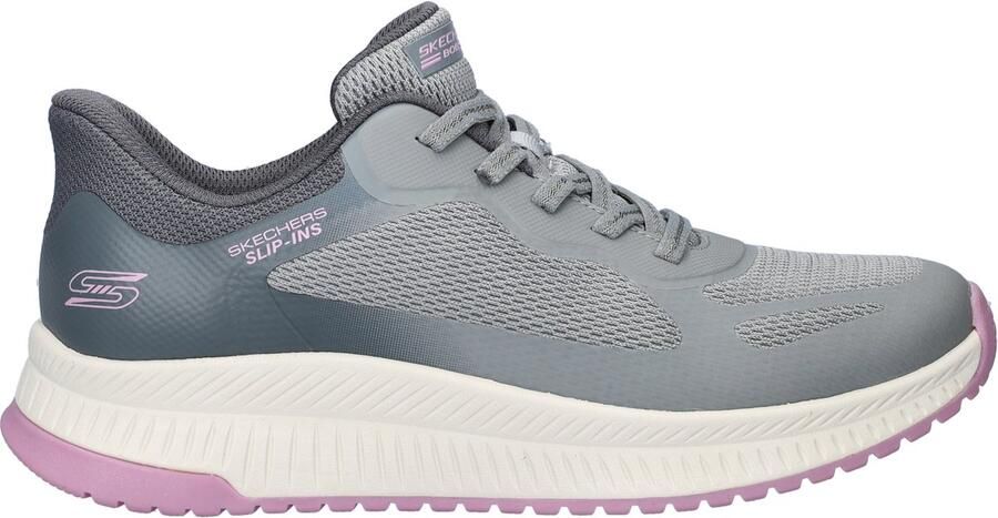 Bobs Skechers Hands Free Slip-In Squad dames sneaker Licht grijs