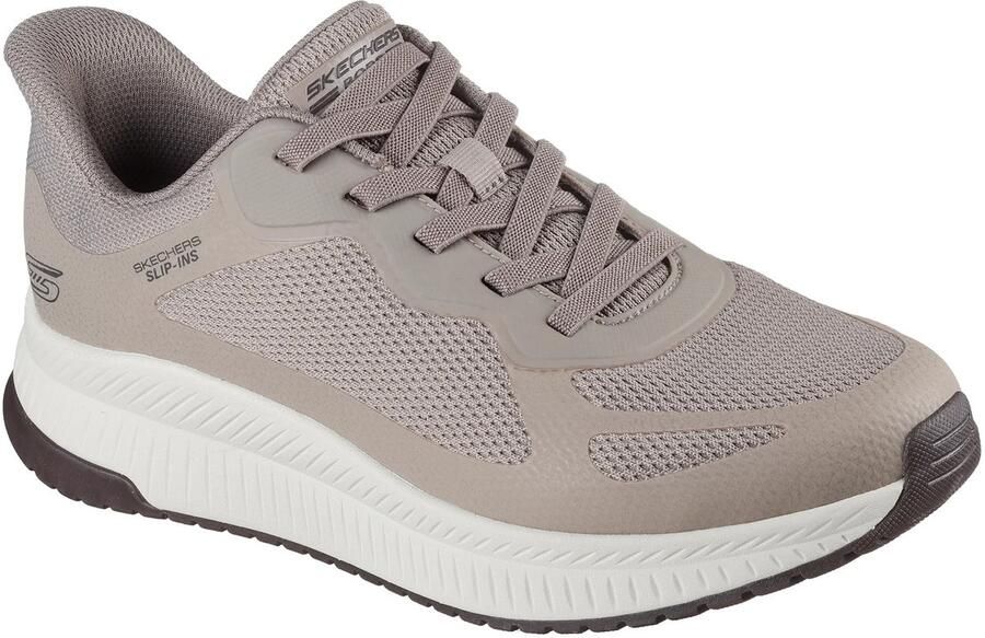 Skechers Slip-ins: BOBS Squad 4 heren sneakers taupe Beige Extra comfort Memory Foam - Foto 2