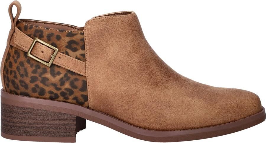Bobs Wander Luxe dames enkellaars Cognac