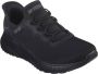 Skechers Bobs Sport Squad Chaos Slip-ins 117500W-BBK Vrouwen Zwart Sneakers Sportschoenen - Thumbnail 3