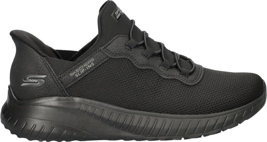 Skechers Bobs Sport Squad Chaos Slip-ins 117500W-BBK Vrouwen Zwart Sneakers Sportschoenen