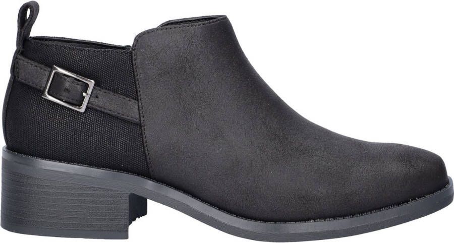 Bobs Wander Luxe dames enkellaars Zwart