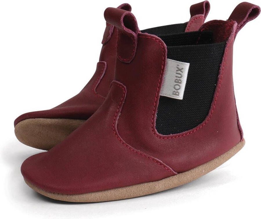 Bobux babylaarsjes dark red mini jodphur