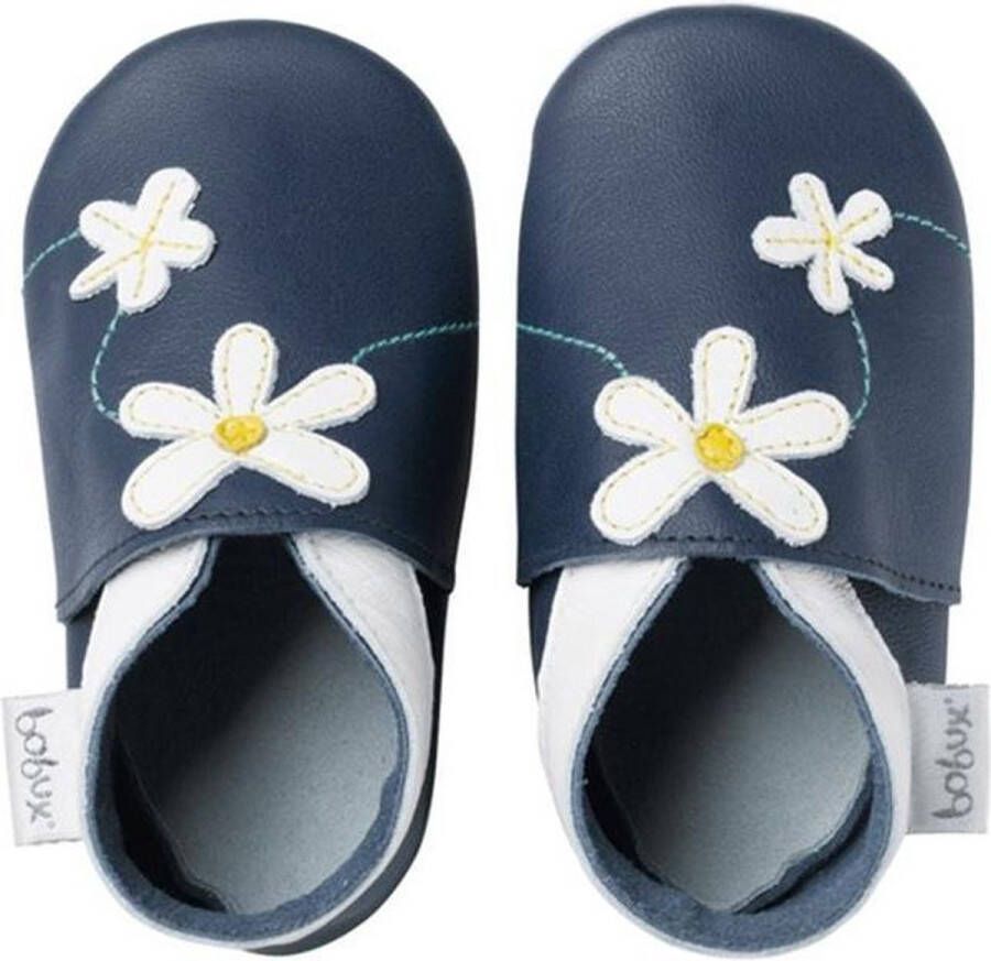 Bobux babyslofjes margrietjes marine