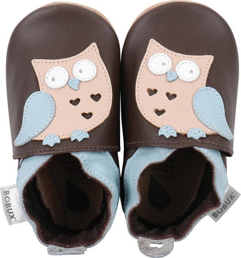 Bobux babyslofjes Owl brown Maat: S (11 2 cm) - Foto 1