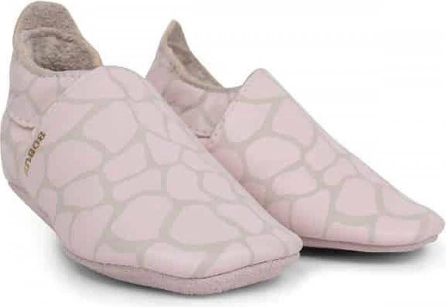 Bobux Babyslofjes Soft Soles Milk Giraffe Print Medium