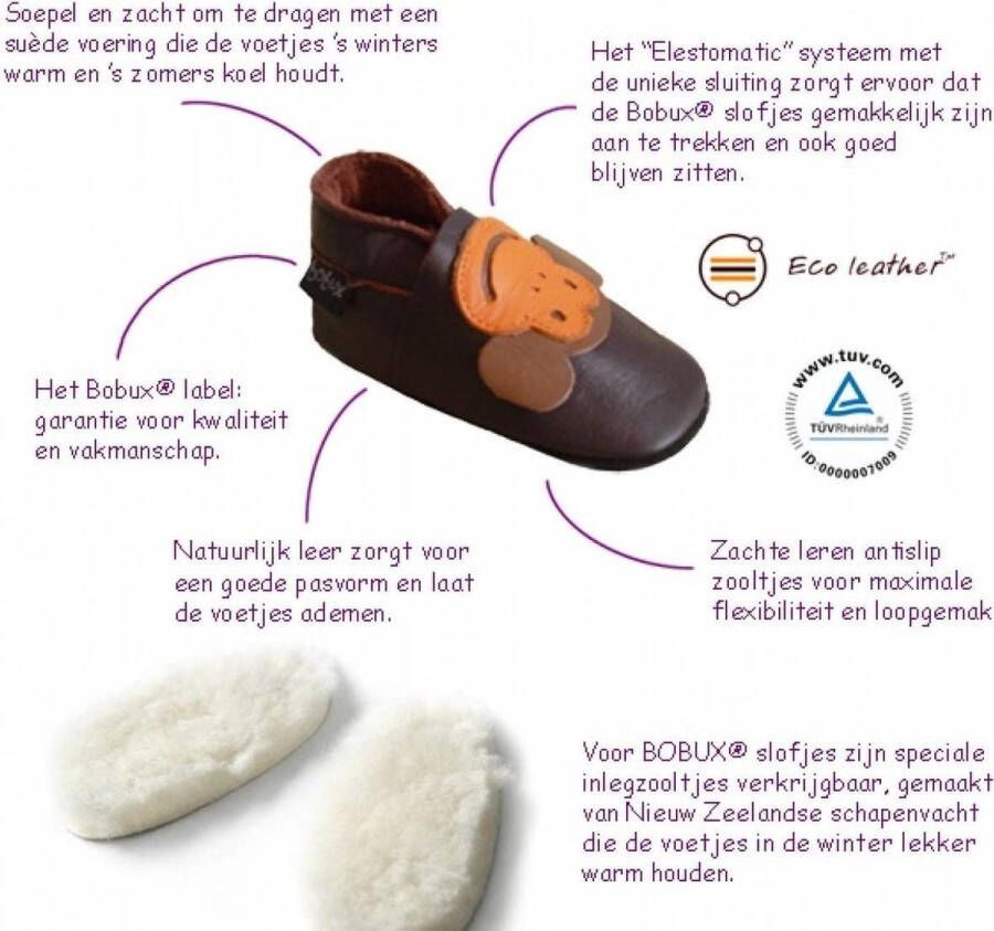 Bobux Soft Soles Army met huisjes print Babyslofjes