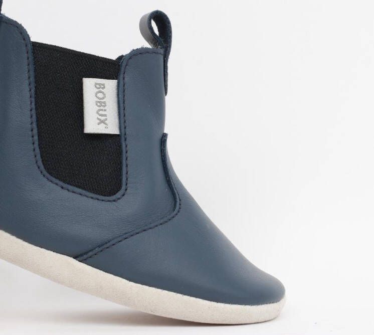 Bobux Soft Soles Baby Slofjes Leer Jodphur Navy - Foto 8