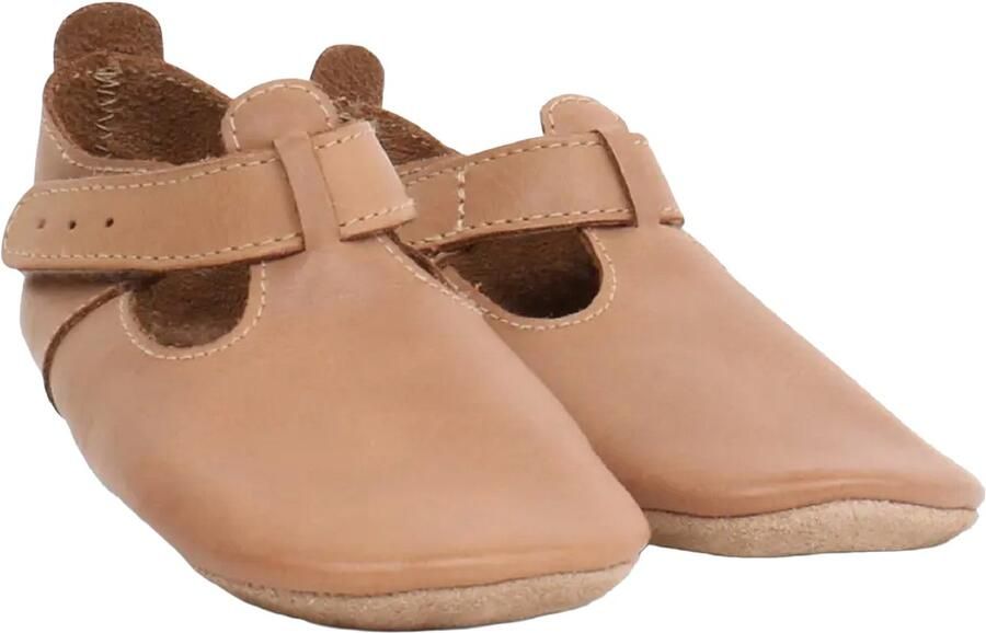 Bobux Soft Soles Jack&jill caramel Babyslofjes - Foto 2