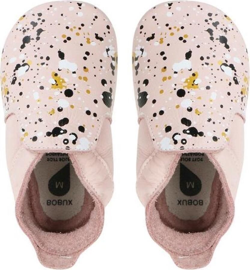 Bobux Soft Soles Spekkel blossom Babyslofjes
