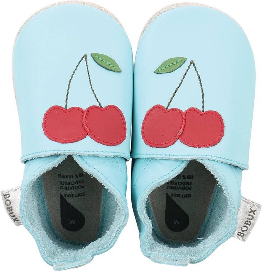 Bobux Soft Soles Aquino cherry Babyslofjes - Foto 1