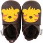 Bobux Soft Soles Baby Slofjes Leer Tiger Chocolate - Thumbnail 2