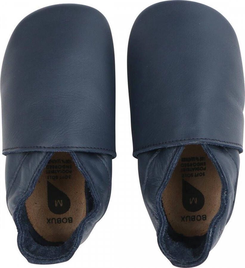 Bobux Soft Soles Baby Slofjes Leer Classic Navy
