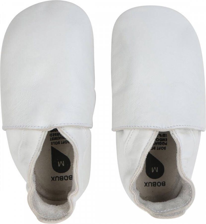 Bobux Soft Soles Classic white Babyslofjes