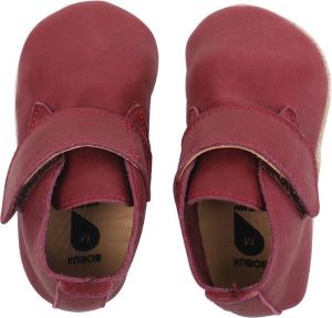 Bobux Soft Soles Dark red mini desert boot Babyslofjes