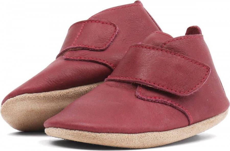 Bobux Soft Soles Dark red mini desert boot Babyslofjes