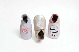 Bobux Soft Soles Dark red mini desert boot Babyslofjes