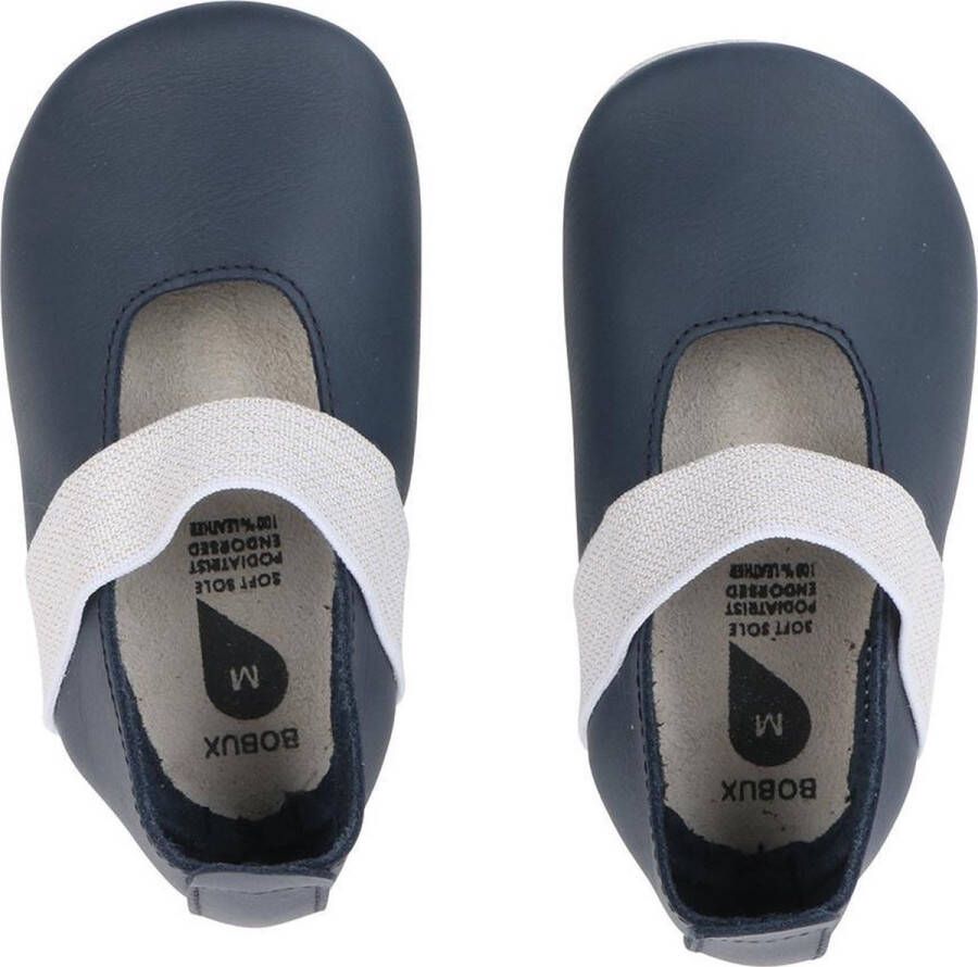 Bobux Soft Soles Demi Navy Babyslofjes