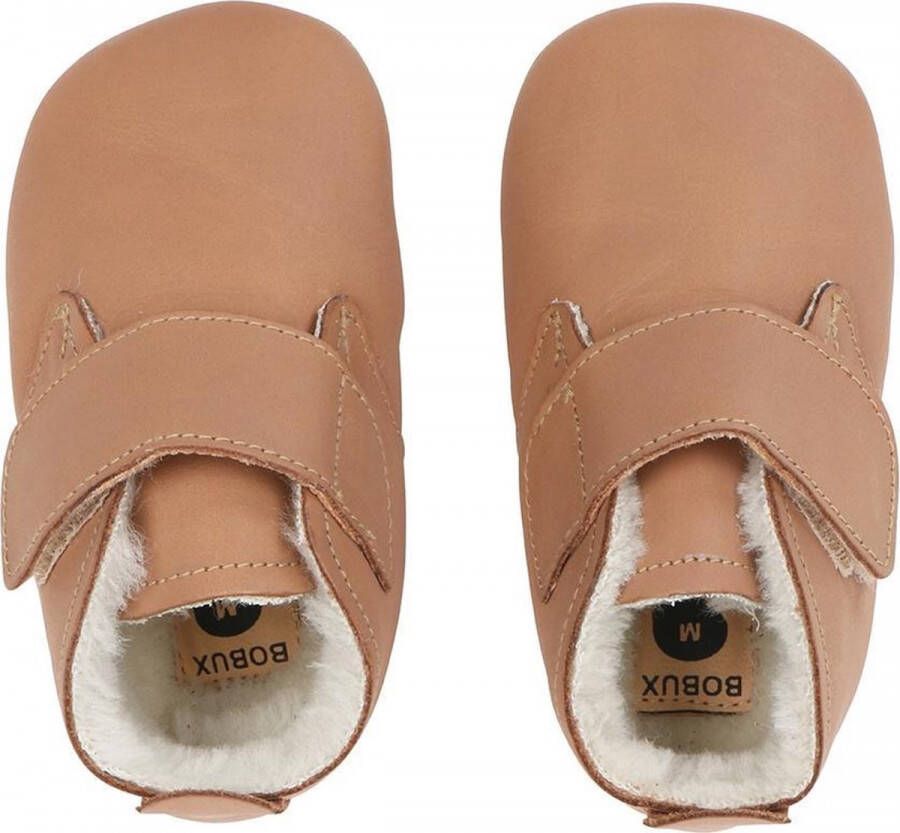 Bobux Soft Soles Desert artic caramel Babyslofjes