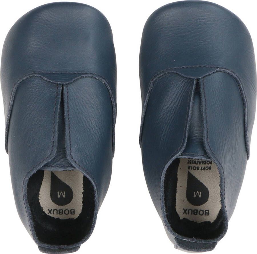 Bobux Soft Soles Duke navy Babyslofjes - Foto 1