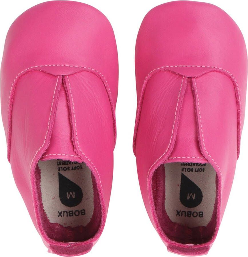 Bobux Soft Soles Duke pink Babyslofjes