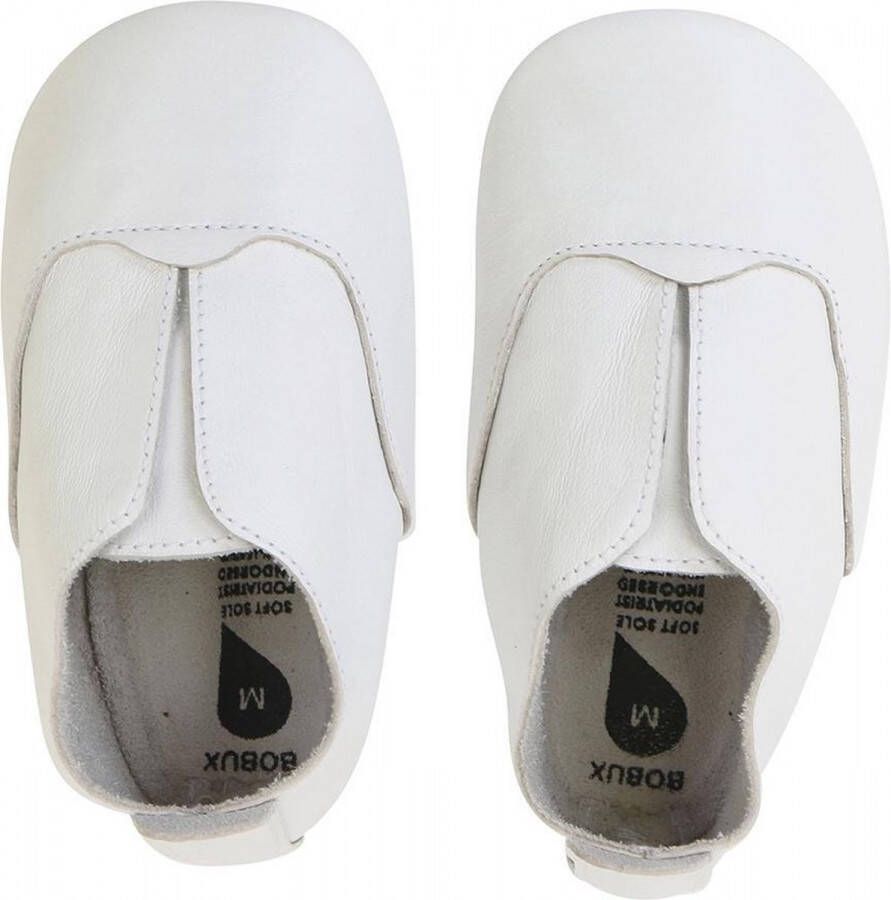 Bobux Soft Soles Duke white Babyslofjes